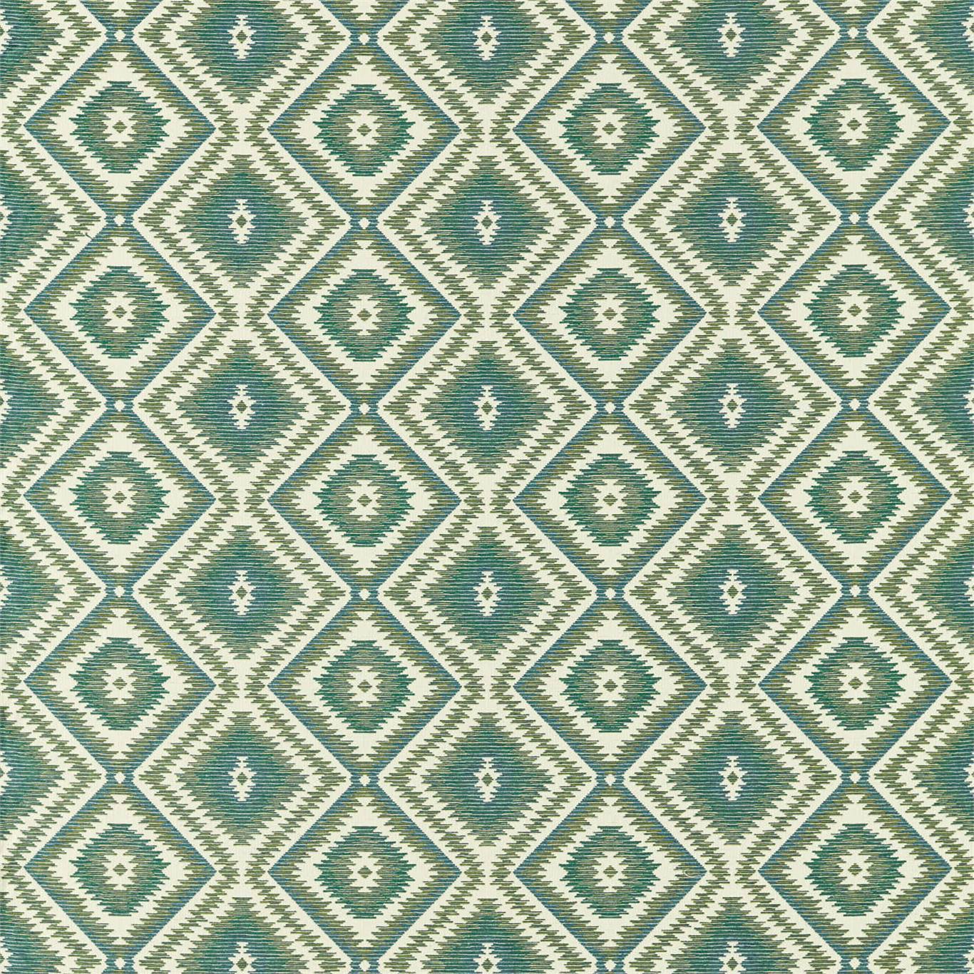 SANDERSON Kelim Fabric Geometric Celeste   - DCAC236913