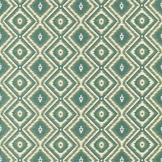 SANDERSON Kelim Fabric Geometric Celeste   - DCAC236913