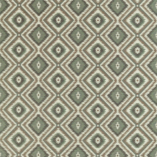 SANDERSON Kelim Fabric Geometric Opal   - DCAC236915