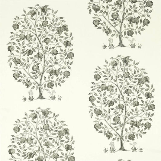 SANDERSON Anaar Tree Fabric Leaves , Trees Charcoal   - DCEF226630