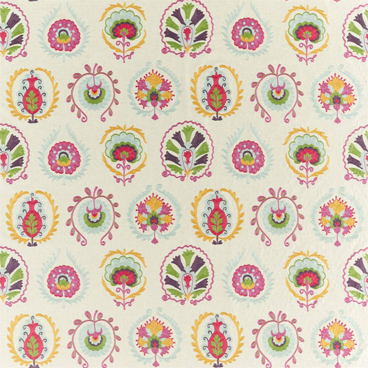SANDERSON Daula Fabric Contemporary, Floral Tyrian   - DCEF236886