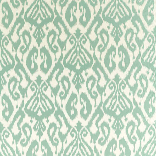 SANDERSON Kasuri Weave Fabric Abstract , Graphic Sea Glass   - DCEF236891