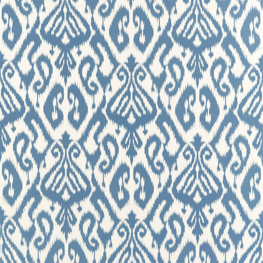 SANDERSON Kasuri Weave Fabric Abstract , Graphic Indigo   - DCEF236894