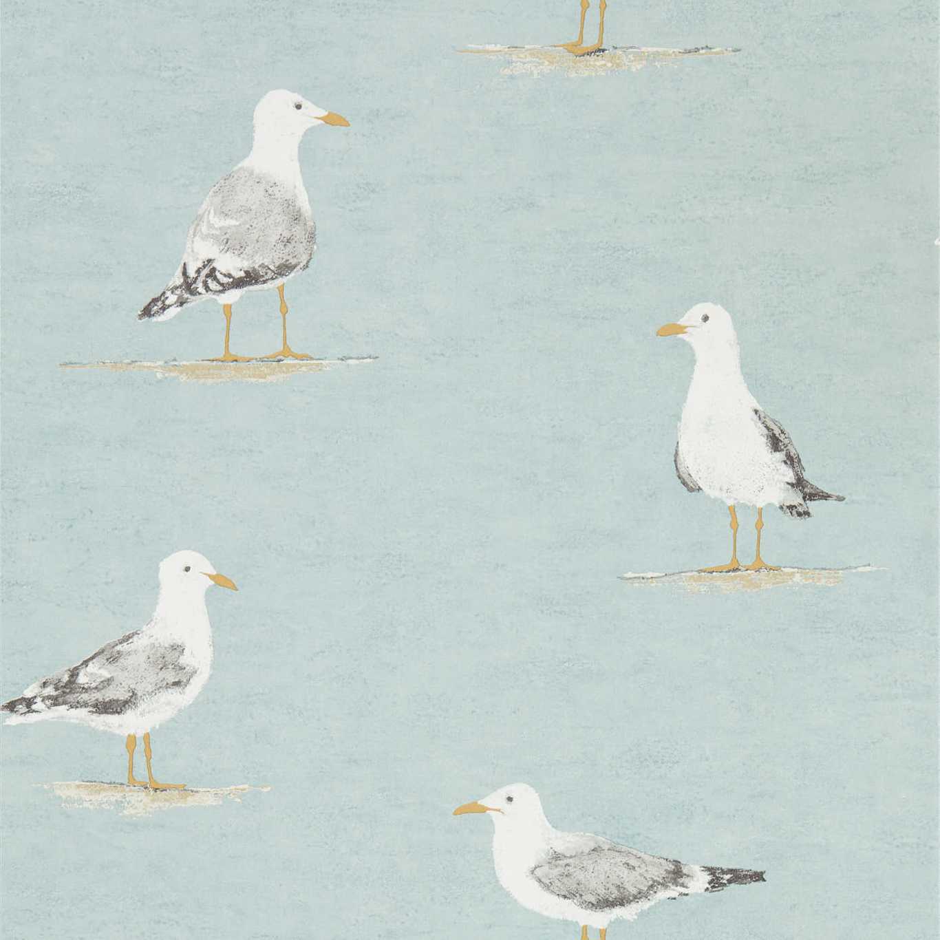 SANDERSON Shore Birds  Wallpaper Birds Sky  Gravure Printed Wallpaper - DCOA216564