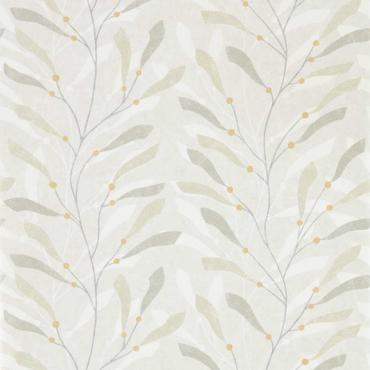 SANDERSON OUTLET Sea Kelp Wallpaper Leaves , Trees Driftwood,Slate   - DCOA216569