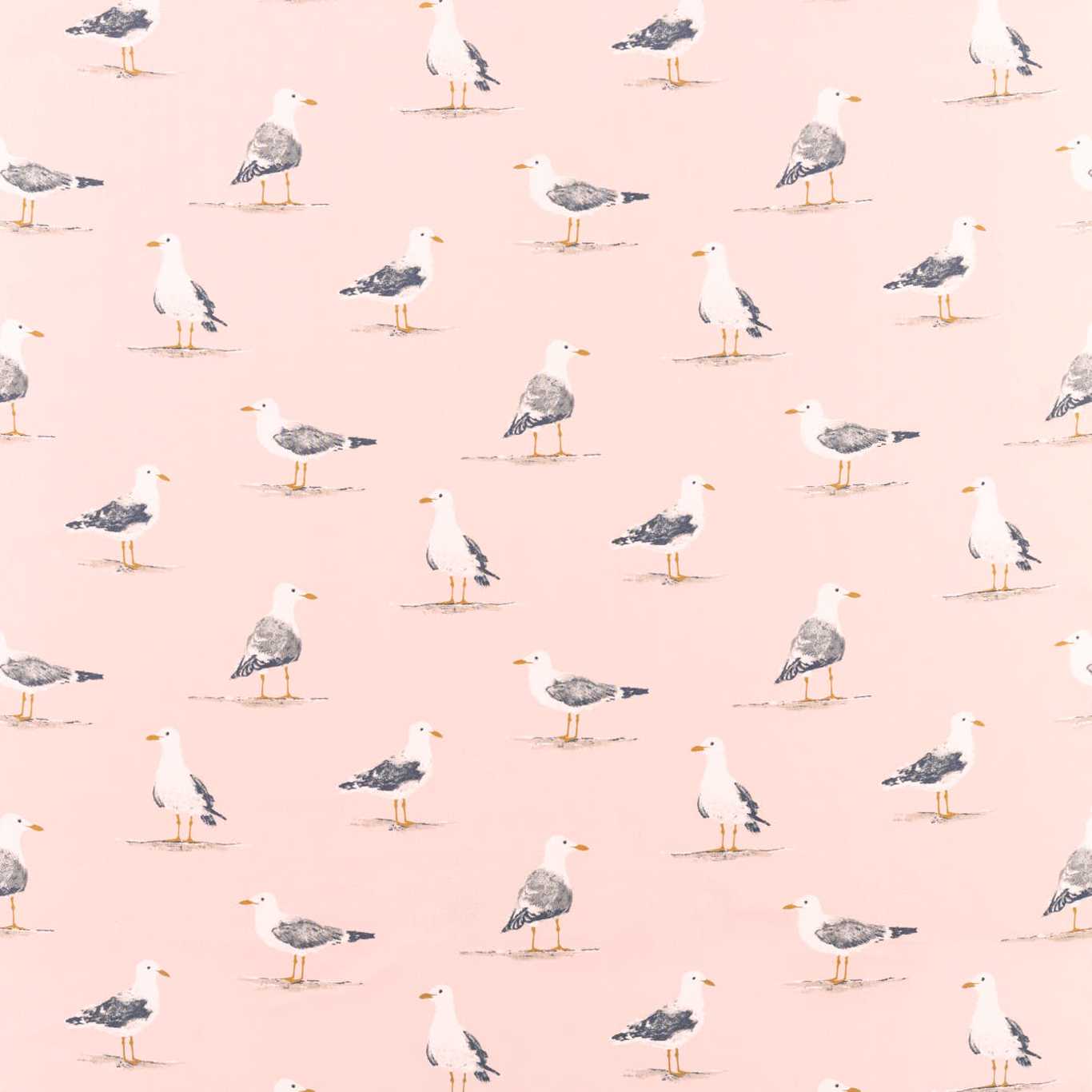 SANDERSON Shore Birds  Fabric Birds Blush   - DCOA226495