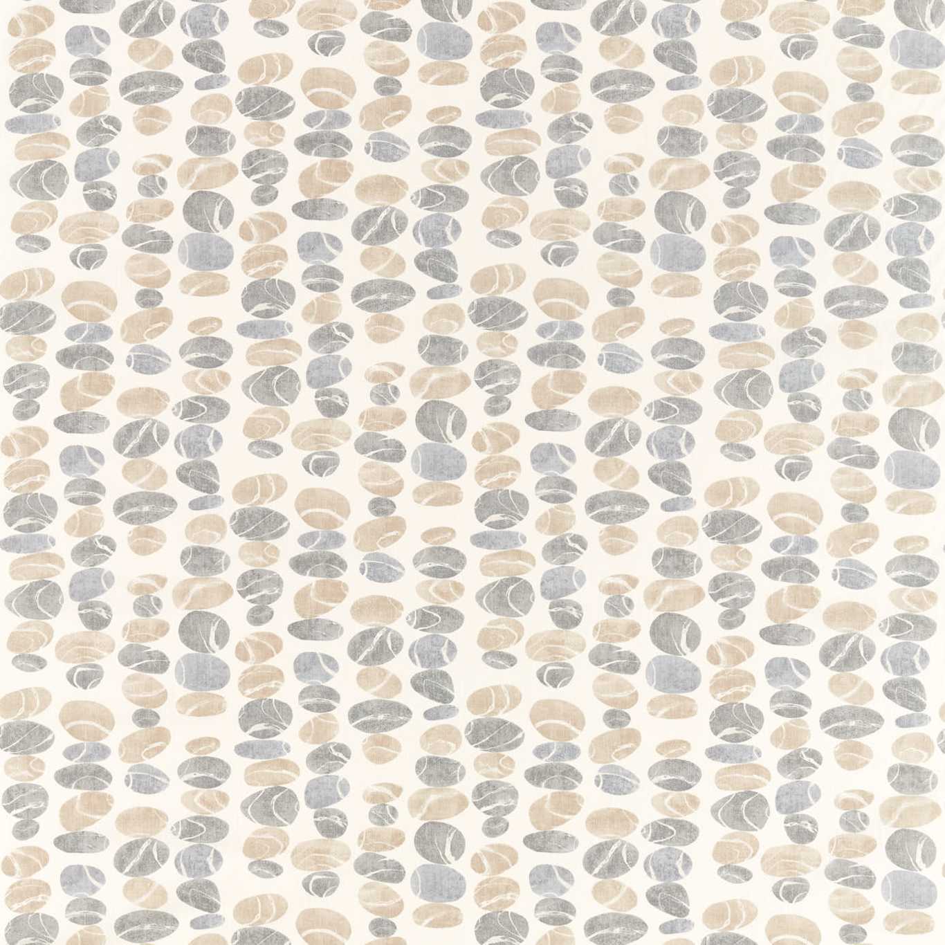 SANDERSON Stacking Pebbles Fabric Abstract , Graphic Driftwood,Slate   - DCOA226496