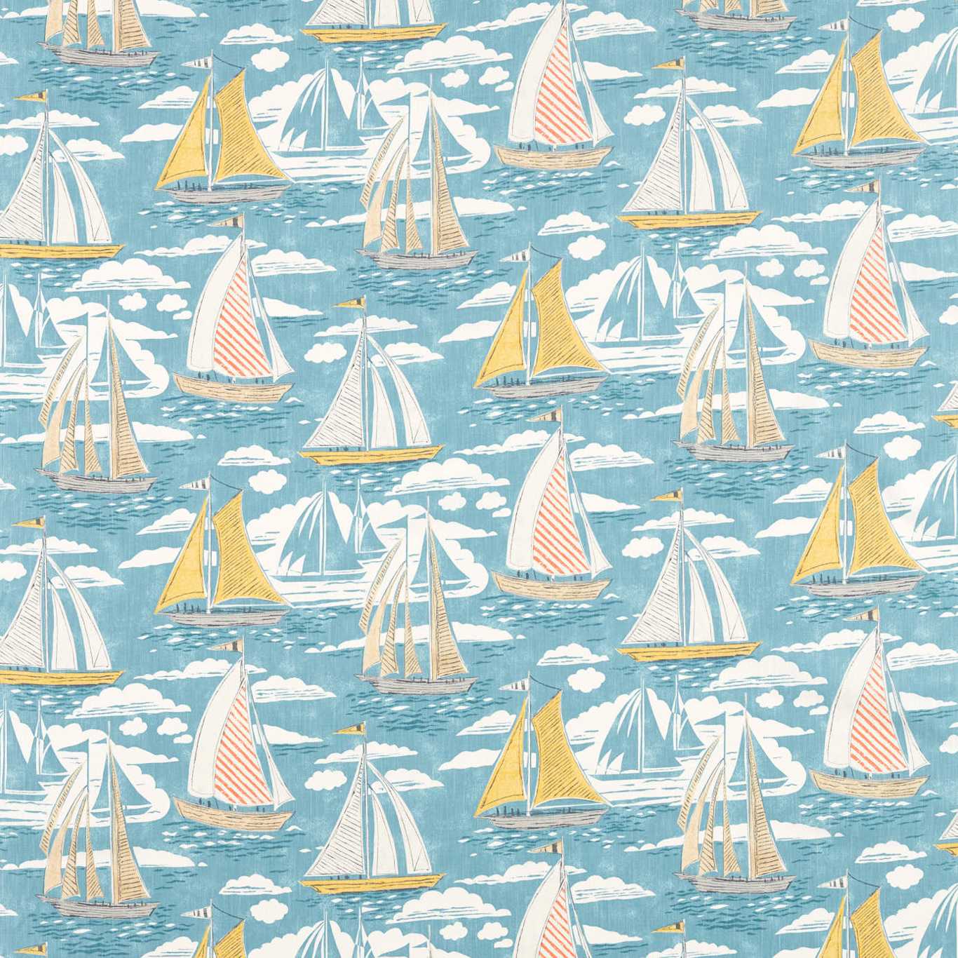 SANDERSON Sailor Fabric Other Pacific   - DCOA226502