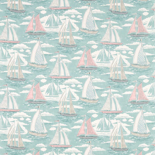SANDERSON Sailor Fabric Other Sky   - DCOA226504