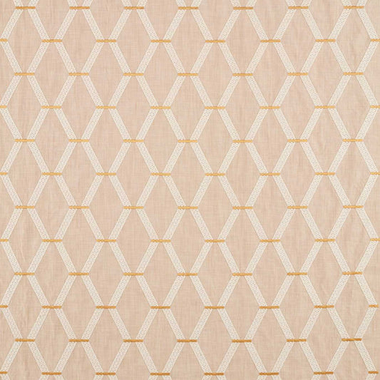 SANDERSON Hemsby Fabric Geometric Ochre   - DCOA236668