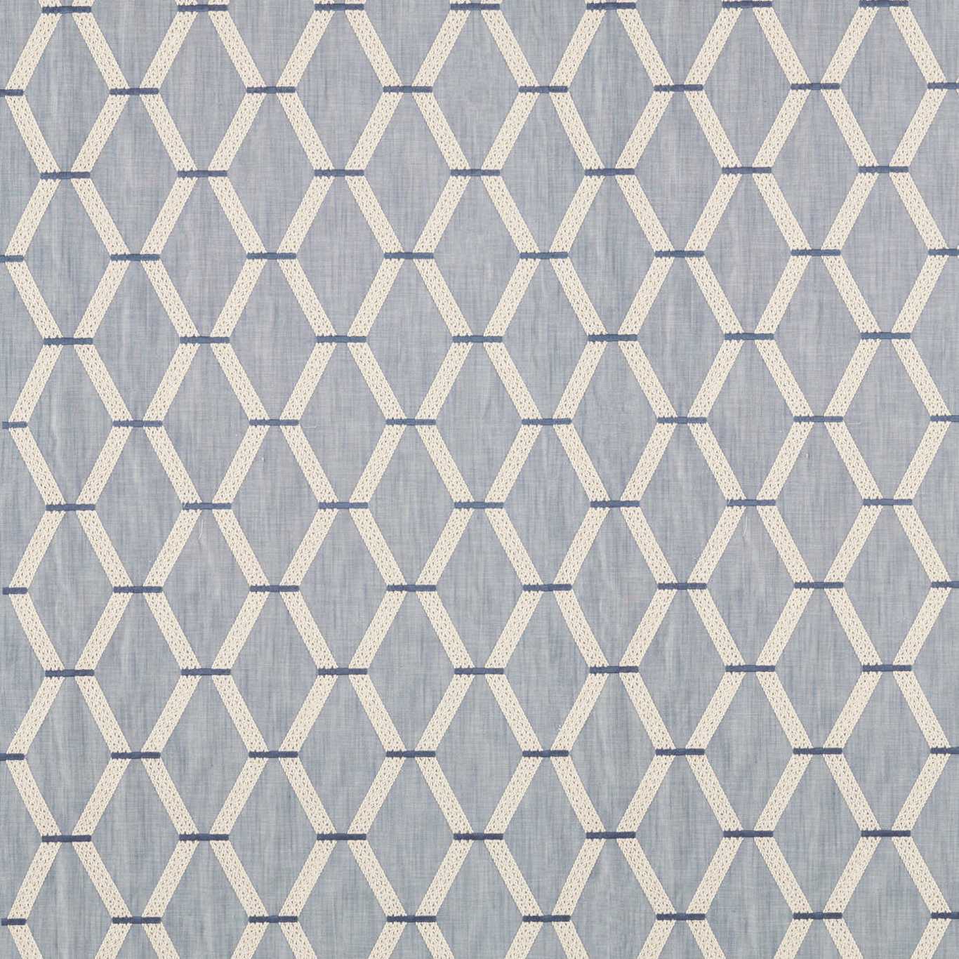 SANDERSON Hemsby Fabric Geometric Marine   - DCOA236669