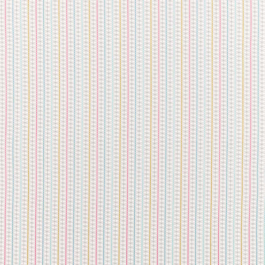 SANDERSON Skipper Fabric Geometric Coral,Lichen   - DCOA236670