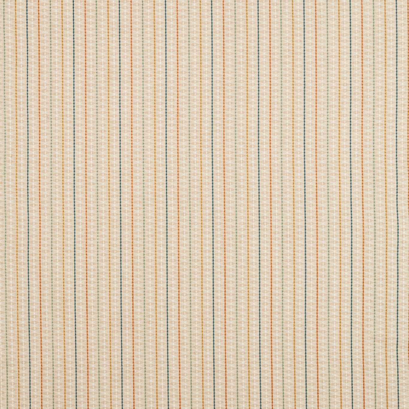 SANDERSON Skipper Fabric Geometric Pacific,Rust   - DCOA236671