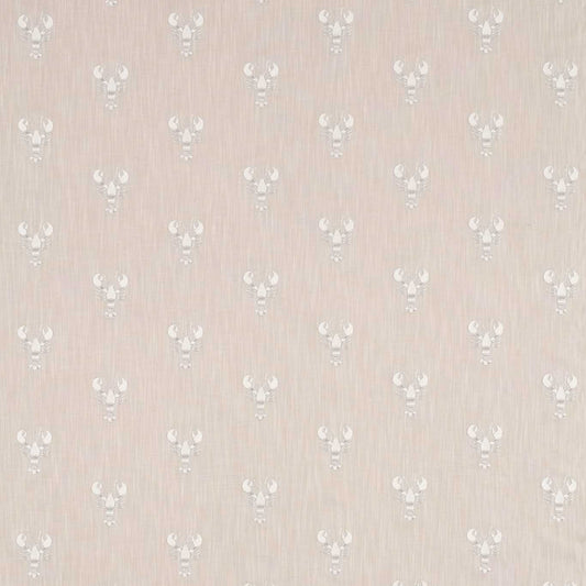 SANDERSON Cromer Embroidery Fabric Animals Stone   - DCOA236676