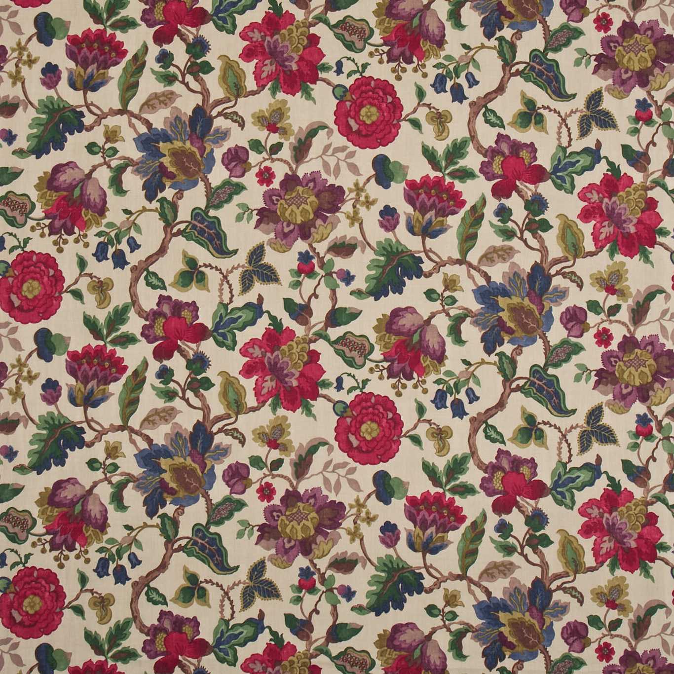 SANDERSON Amanpuri Fabric Contemporary, Floral Original Chintz   - DCOUAM202