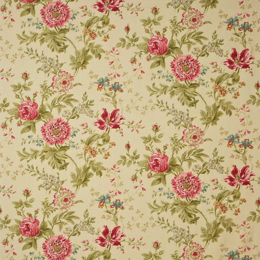 SANDERSON Elouise Fabric Classic Floral Willow,Pink   - DCOUEL202