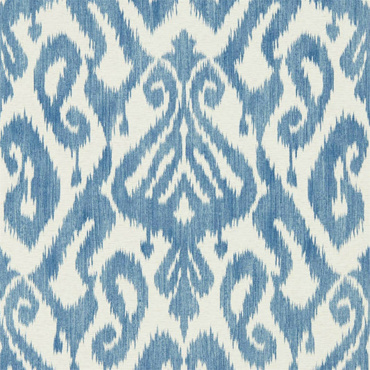 SANDERSON Kasuri Wallpaper Abstract , Graphic Indigo  Gravure Printed Wallpaper - DCPW216781