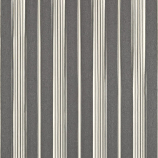 SANDERSON OUTLET Saxon Fabric Stripes Charcoal,Dove   - DCST232680