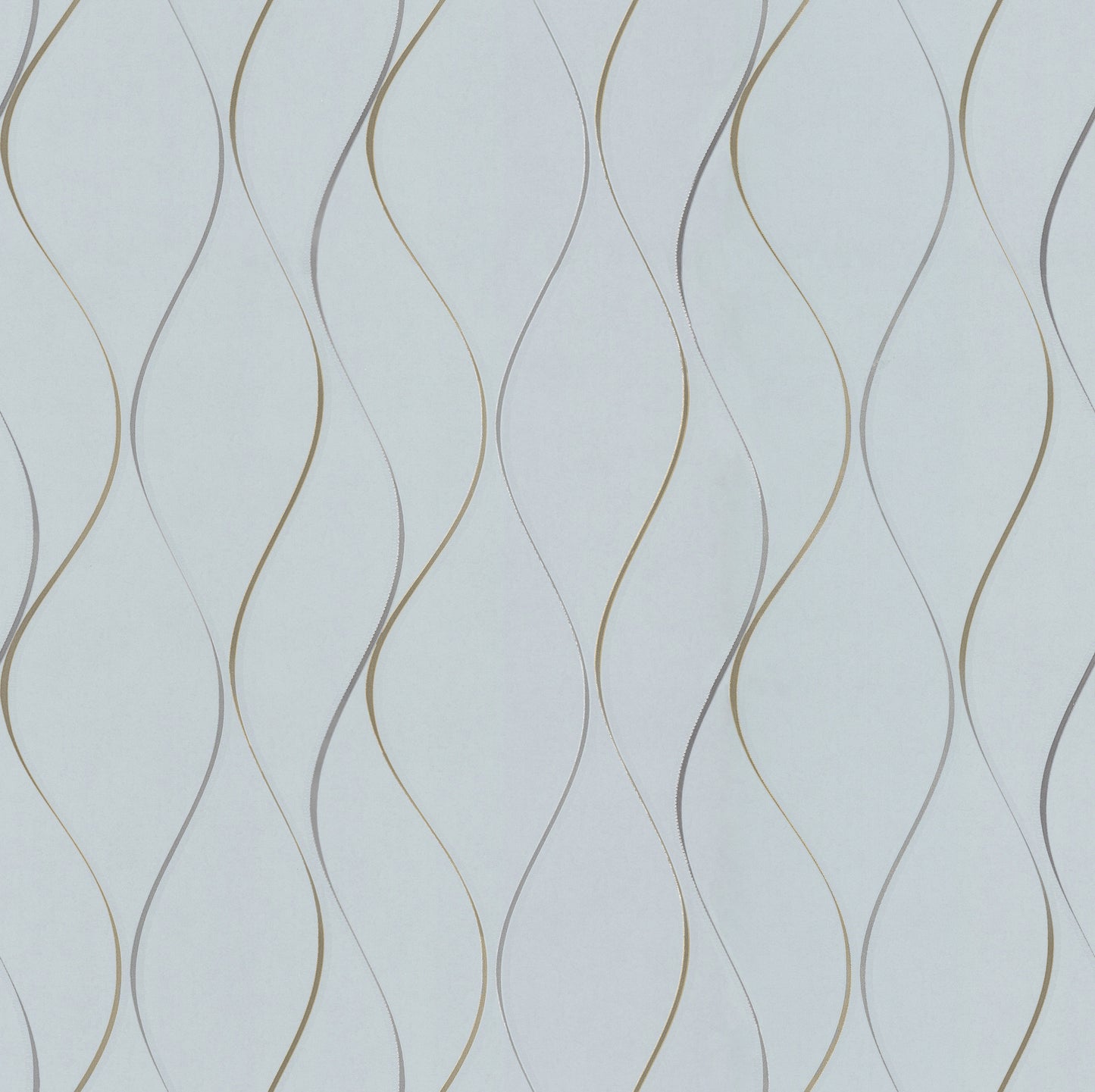 York Wallcoverings Antonina Vella Dazzling Dimensions Volume II Wavy Stripe Light Blue Wallpaper  Stripes Blues   - DD3701