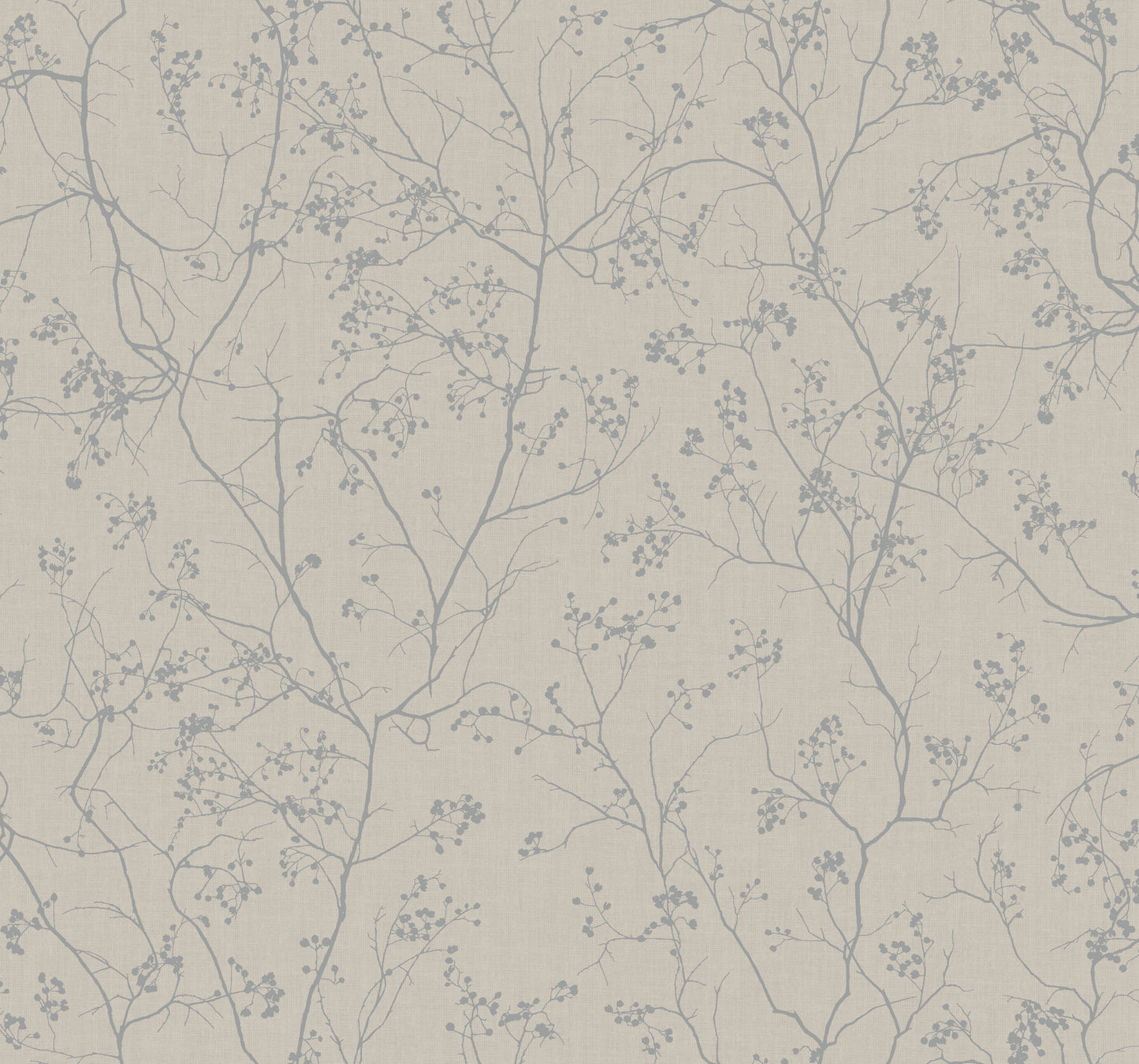 York Wallcoverings Antonina Vella Dazzling Dimensions Volume II Luminous Branches Grey and Silver Wallpaper  Botanical Greys   - DD3814
