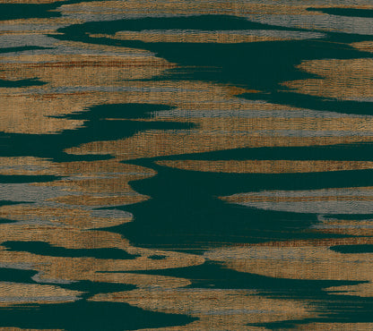 York Wallcoverings Antonina Vella Dazzling Dimensions Volume II Nimbus Teal Wallpaper  Bohemian Blues   - DD3823