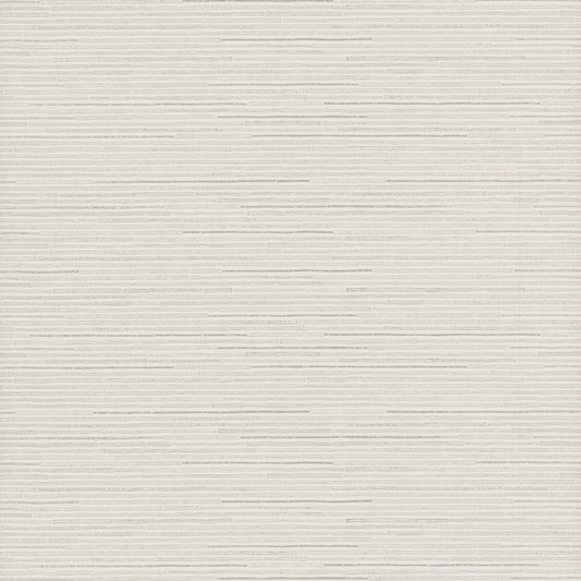 York Wallcoverings Antonina Vella Dazzling Dimensions Volume II Ribbon Bamboo White and Silver Metallic Wallpaper  Metallics Metallics   - DD3833