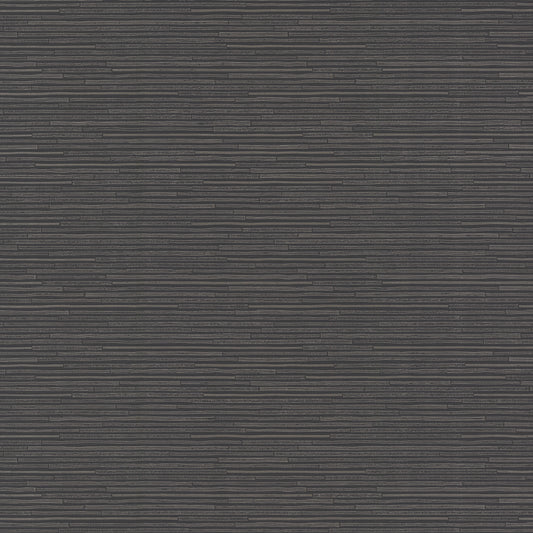 York Wallcoverings Antonina Vella Dazzling Dimensions Volume II Ribbon Bamboo Black and Silver Metallic Wallpaper  Metallics Metallics   - DD3835