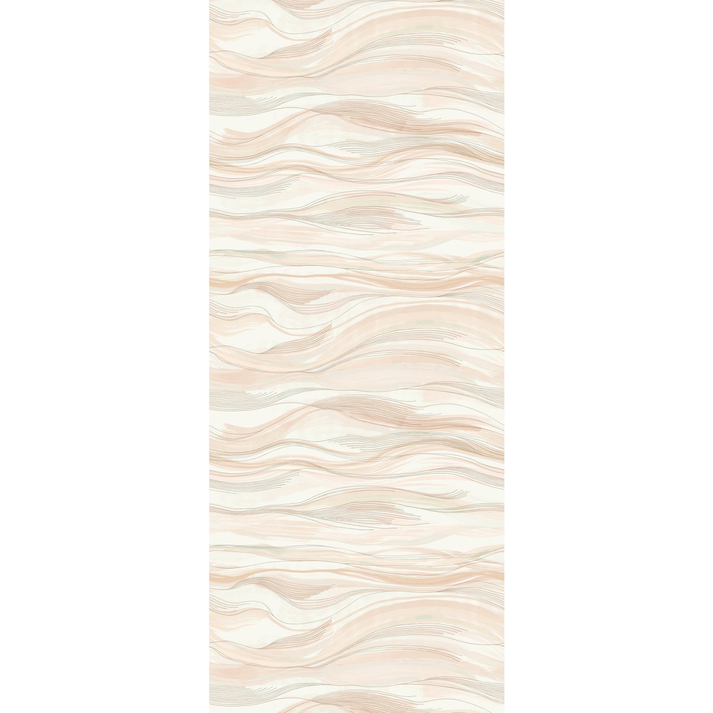 York Wallcoverings Grasscloth II Currents Beige Wall Mural  Geometrics Beiges   - DD3843M