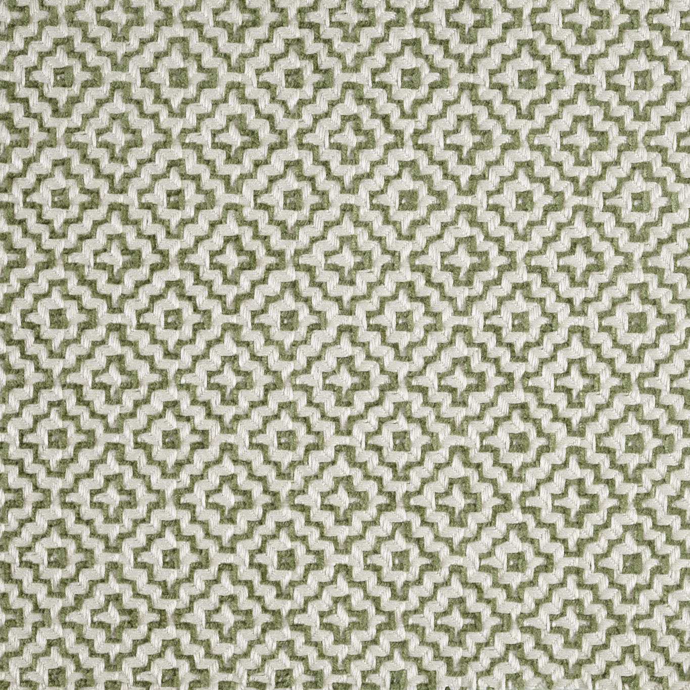 SANDERSON Linden Fabric Geometric Celadon   - DDAE236495