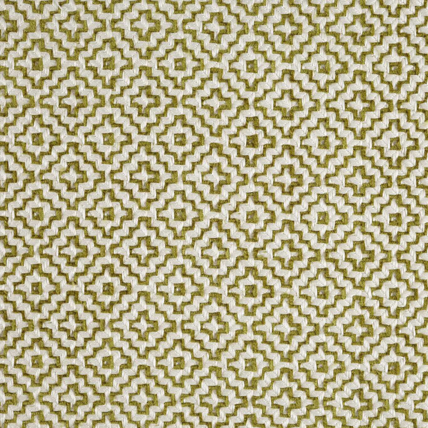 SANDERSON Linden Fabric Geometric Garden Green   - DDAE236496