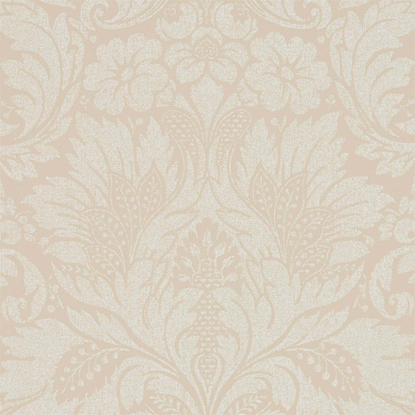 SANDERSON Kent  Wallpaper Damasks Parchment  Rotary Printed Wallpaper - DDAM216392