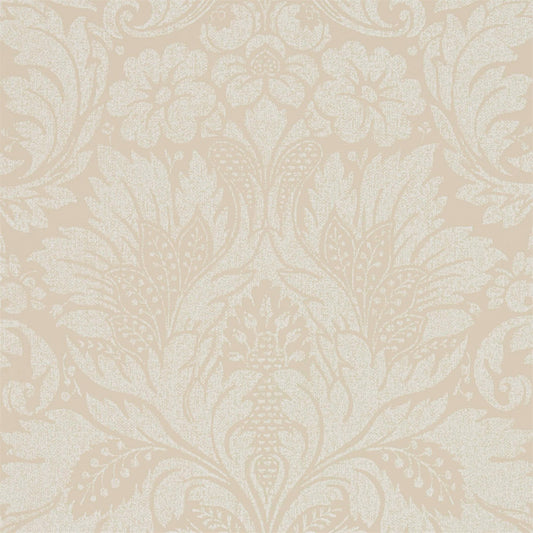 SANDERSON Kent  Wallpaper Damasks Parchment  Rotary Printed Wallpaper - DDAM216392