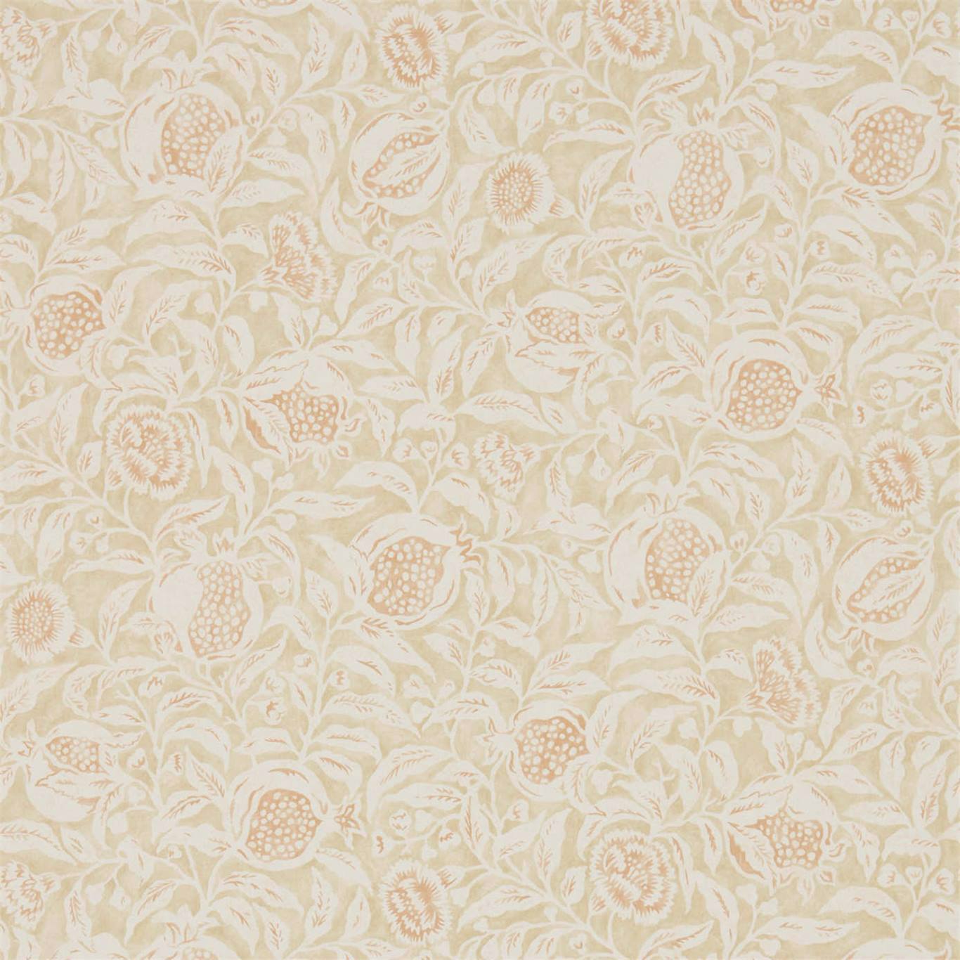 SANDERSON Annandale Wallpaper Contemporary, Floral Amber,Sepia  Gravure - Wide Width Printed Wallpaper - DDAM216395