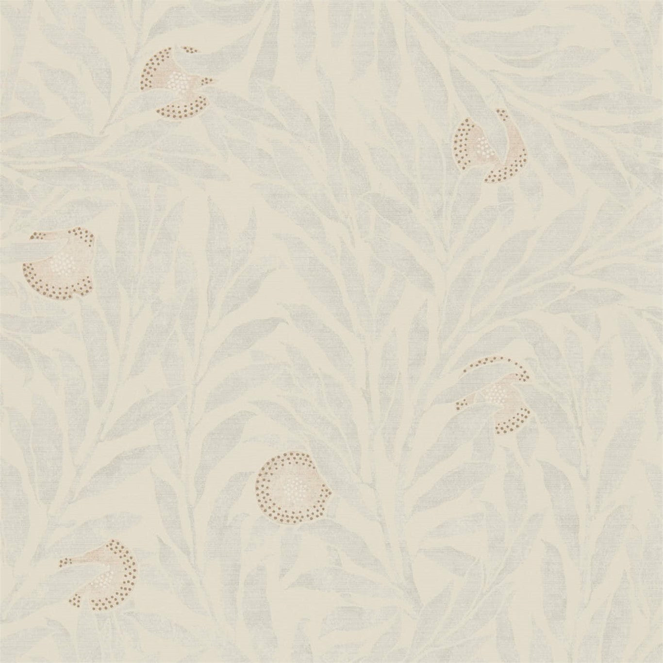 SANDERSON Orange Tree Wallpaper Leaves , Trees Dove  Rotary Printed Wallpaper - DDAM216403