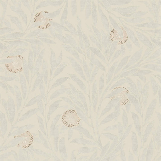 SANDERSON Orange Tree Wallpaper Leaves , Trees Dove  Rotary Printed Wallpaper - DDAM216403