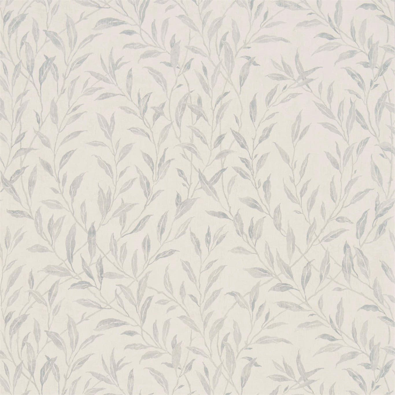 SANDERSON Osier  Wallpaper Leaves , Trees Dove,Chalk  Gravure - Wide Width Printed Wallpaper - DDAM216408