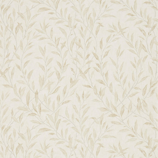 SANDERSON Osier  Wallpaper Leaves , Trees Parchment, Cream  Gravure - Wide Width Printed Wallpaper - DDAM216411