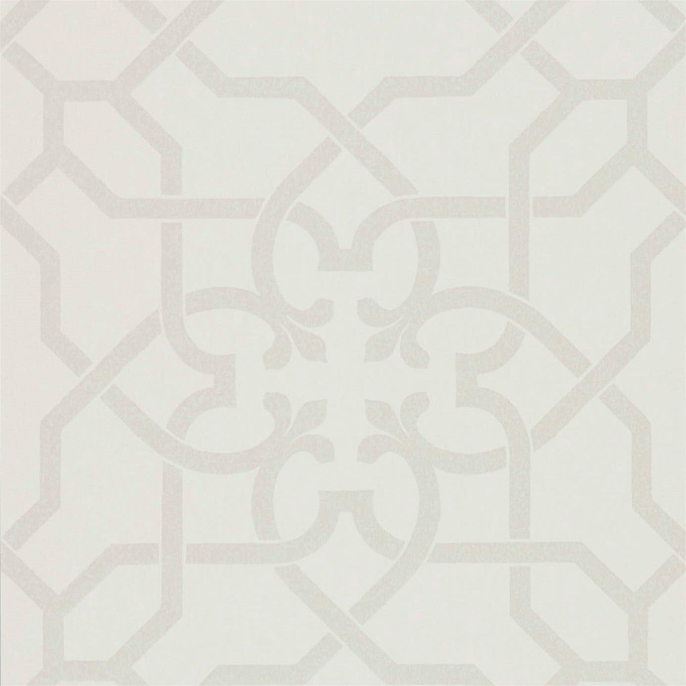 SANDERSON Mawton Wallpaper Geometric Dove,Stone  Flexo-Printed Wallpaper - DDAM216416