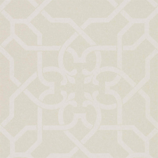 SANDERSON Mawton Wallpaper Geometric Chalk,Ivory  Flexo-Printed Wallpaper - DDAM216418