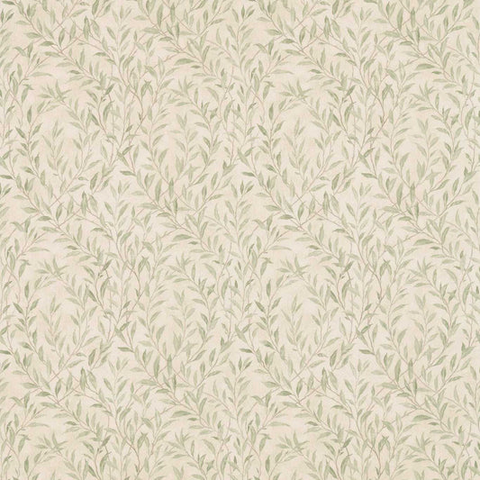 SANDERSON Osier Fabric Leaves , Trees Willow,Cream   - DDAM226378
