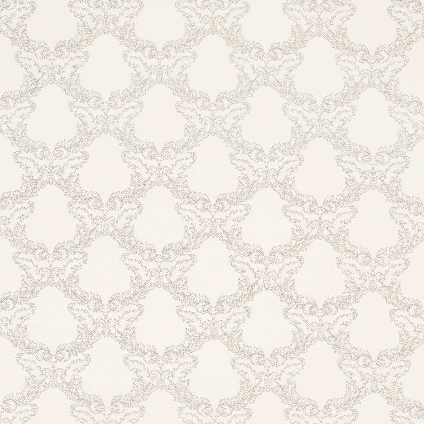 SANDERSON Gunnersbury Fabric Damasks Stone   - DDAM236470