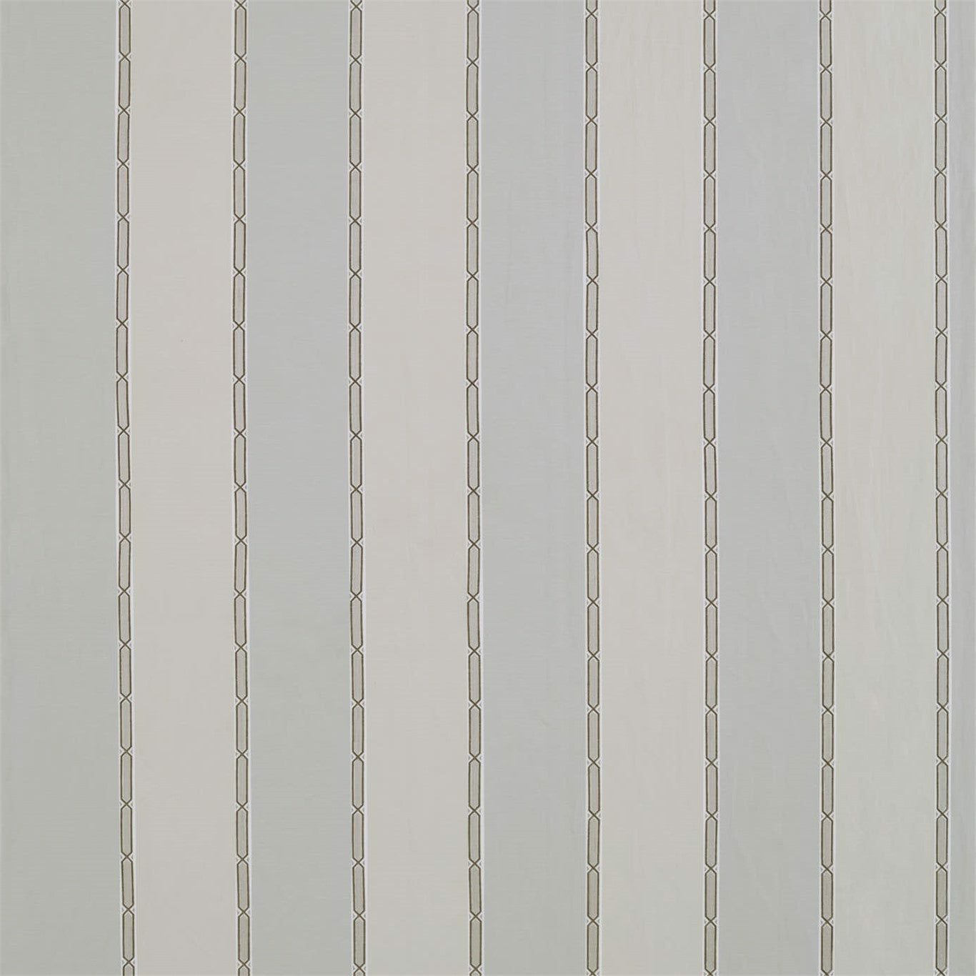 SANDERSON OUTLET Strand  Fabric Stripes Wedgwood   - DDAM236486