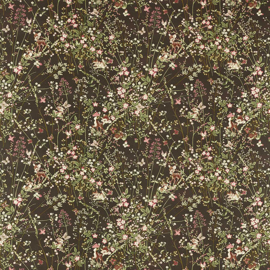 SANDERSON Bambi Fabric Kids Chocolate   - DDIF227156