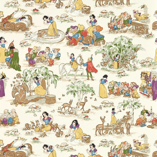 SANDERSON Snow White Wallpaper Kids Whipped Cream  Digital Print Wallpaper - DDIW217275