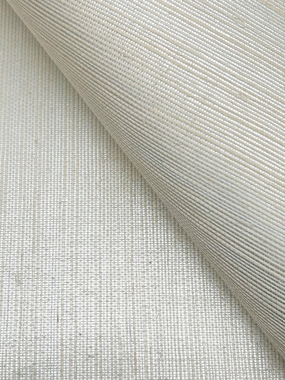 York Wallcoverings Grasscloth II Maguey Sisal Silver Wallpaper Traditional Grasscloth Metallics   - DE8995NW