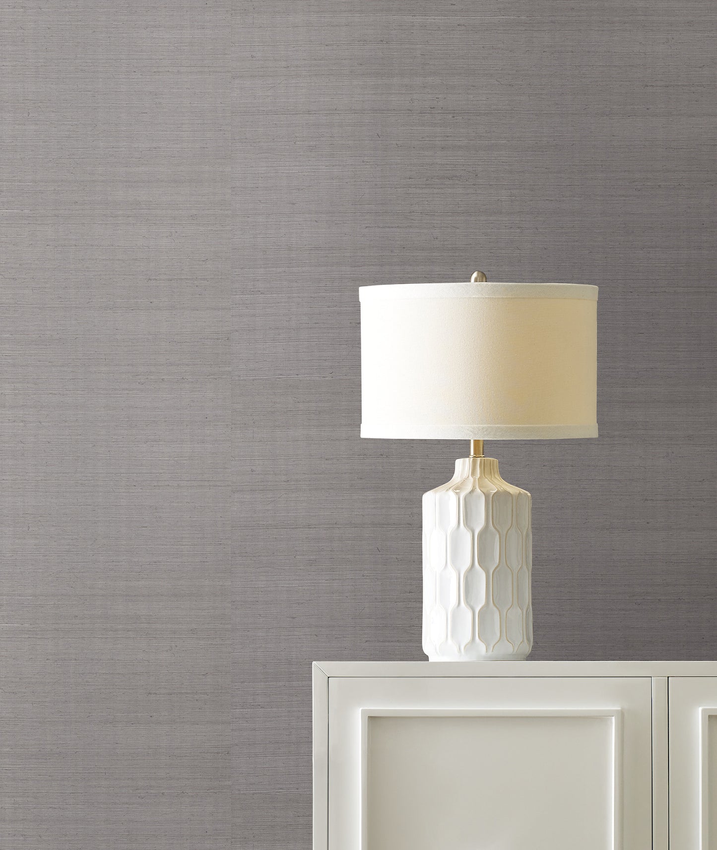 York Wallcoverings Candice Olson Decadence II Maguey Sisal Platinum Wallpaper Traditional Grasscloth Greys   - DE8997NWFD