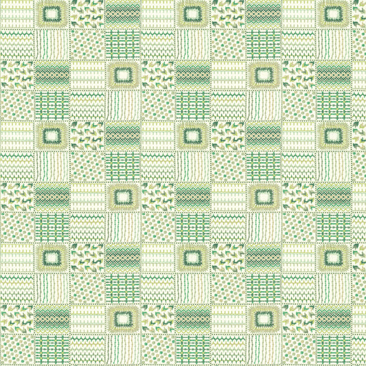 STOUT TEXTILES  MULTIPURPOSE,EMBROIDERIES TRADITIONAL, PLAID/CHECK APPLE,SEEDLING,SPRING   - DEAC-1