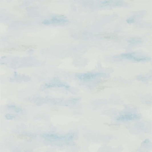 SANDERSON Bamburgh Sky Wallpaper Other Mist Blue  Gravure - Wide Width Printed Wallpaper - DEBB216516