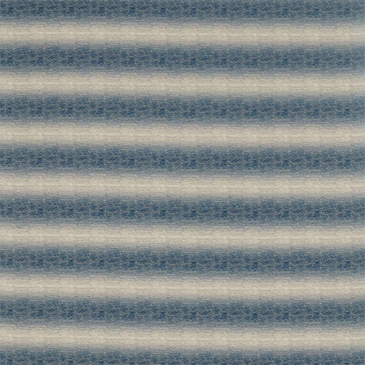 SANDERSON Misty Haze Fabric Stripes Indigo   - DEBW236565