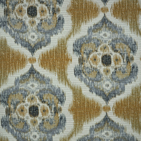 JF Fabrics DECARLO 92 Fabric Traditional,Transitional,Contemporary Blue,Creme,Beige,Grey,Silver,Taupe,Yellow,Gold  Texture - 5422292 J6541